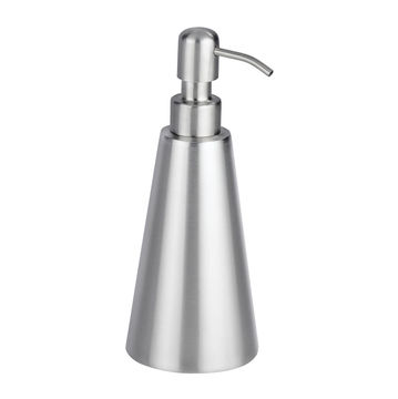 WENKO - SOAP DISPENSER - CONE - 400ML - STAINLESS STEEL - MATT SILVER