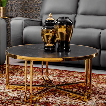 KC FURN April black Coffee Table