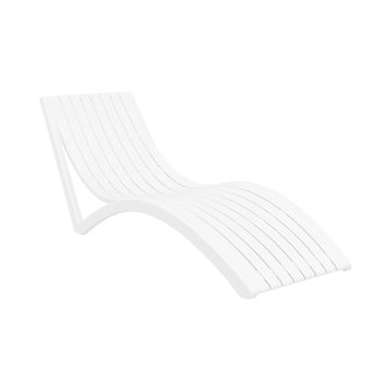 Siesta exclusive Slim Pool Lounger - White