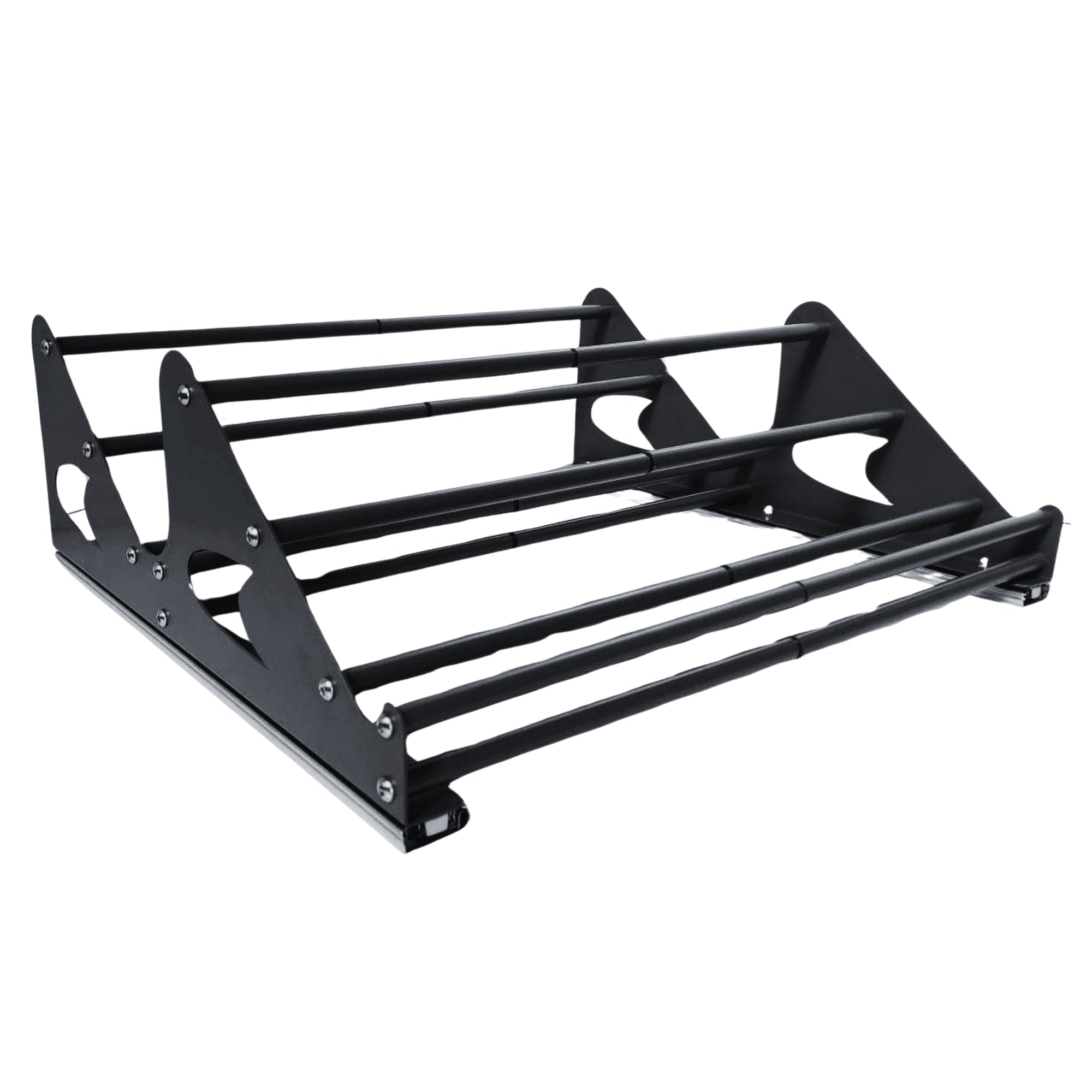 ROCO Adjustable Shoe Rack Black 704mm x 405mm x 107mm