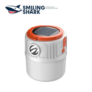 Smiling Shark Ly4010 Solar Camping Lantern 3-in-1 Led Light Lamp Rechargeable with Remote Control
