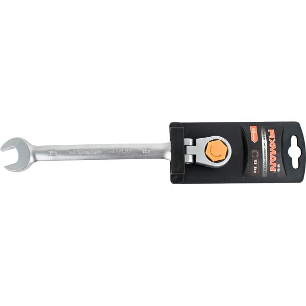 Fixman Flexible Ratchet Combination Wrench 15Mm
