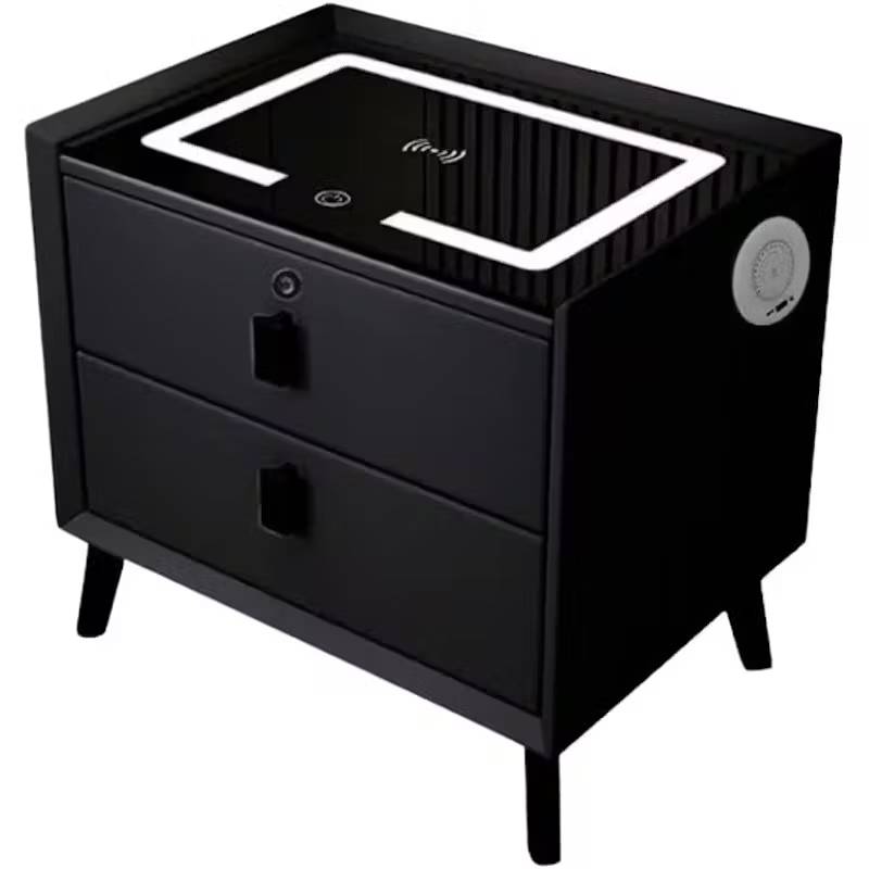 Nexus Intelligent Bedside Pedestal - Black