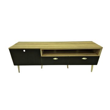 Rofrano TV Stand - Sahara & Ebony