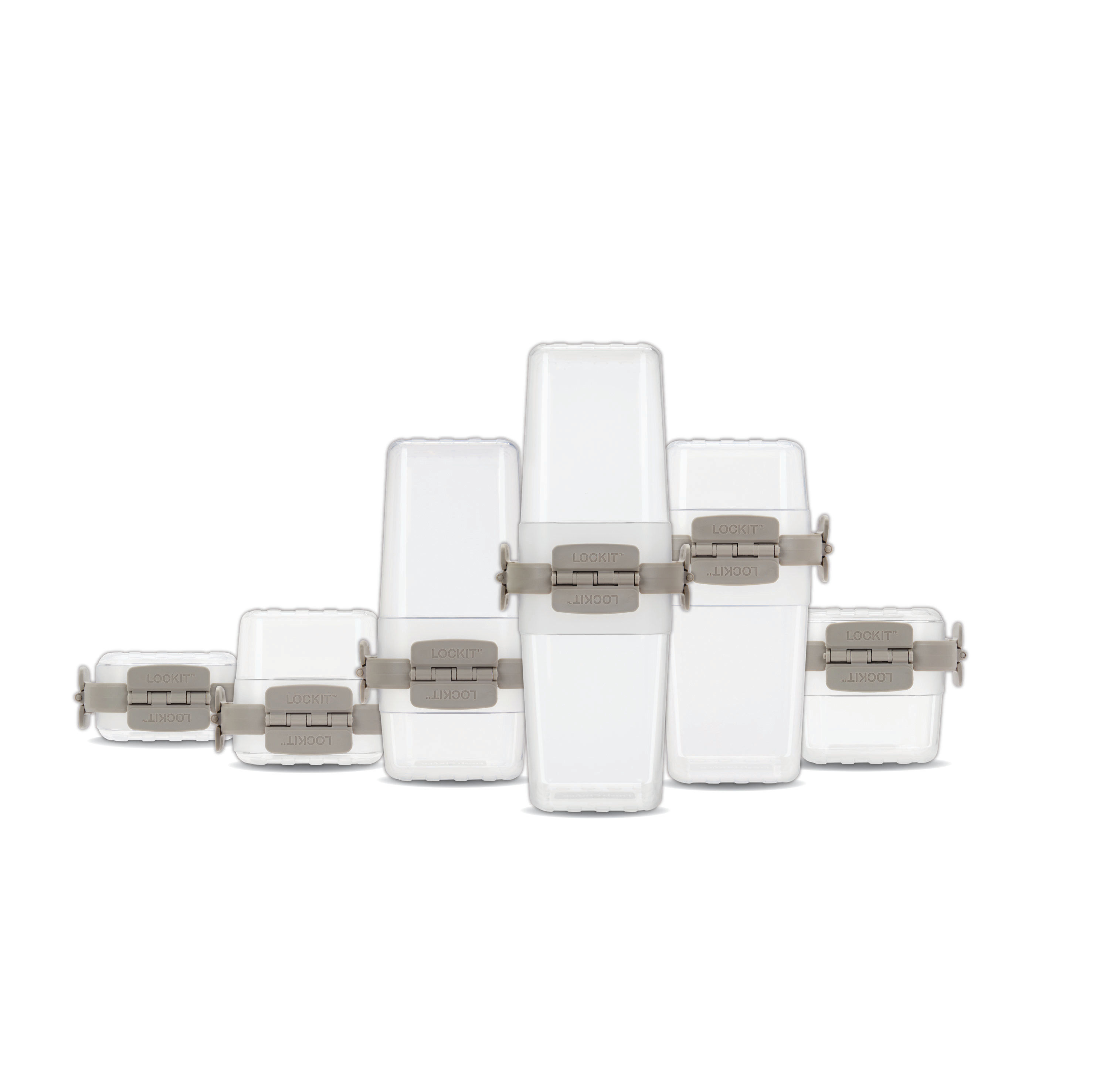 Fresh Choice Lockit Square Various 18-Piece Set Modular Food Storage