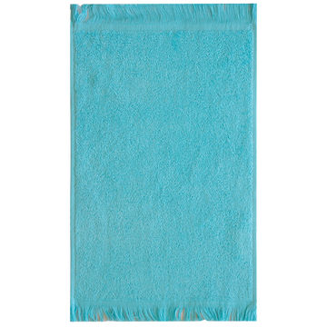 Plush Cotton380 GSM Terry Fringe Guest Towel - Gulf Stream (01 Pc Pack)