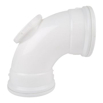 Polyprop Bend 90Deg Sv I.E 110Mm Satas- 2 Pack