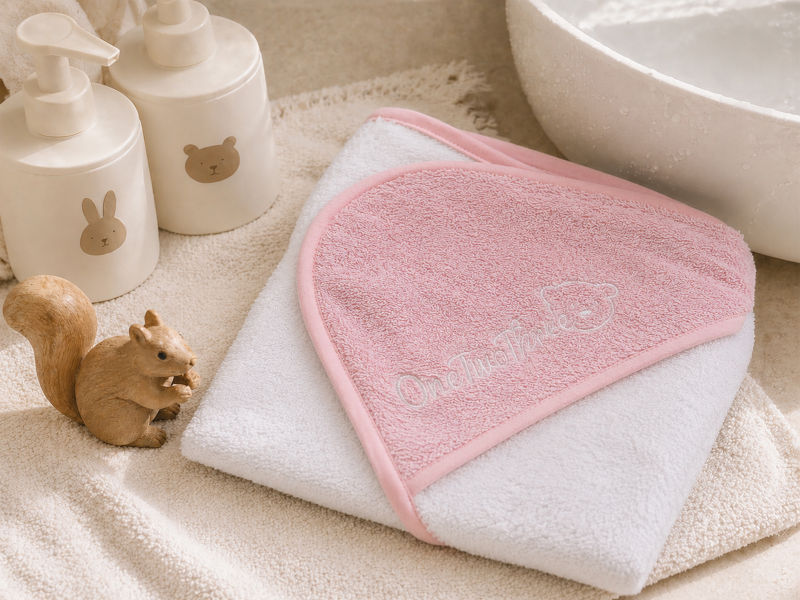 Baby Hooded Towel - Asset 001 - 090x090cms - 380GSM