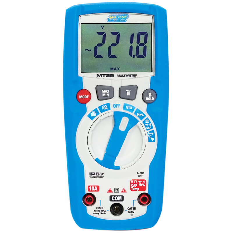 Compact Digital Multimeter (MT25) - Major Tech