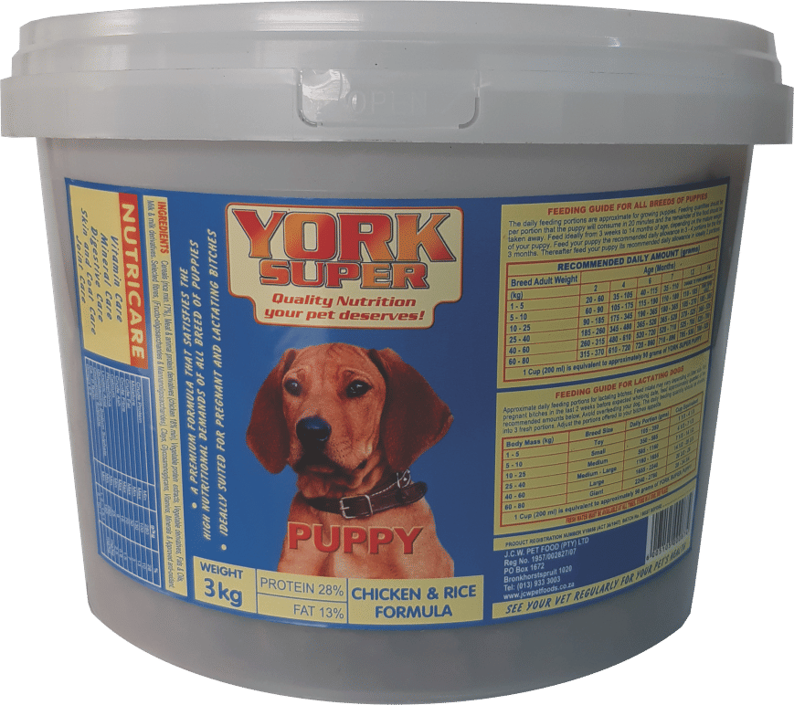 YORK SUPPER PUPPY FOOD 25KG