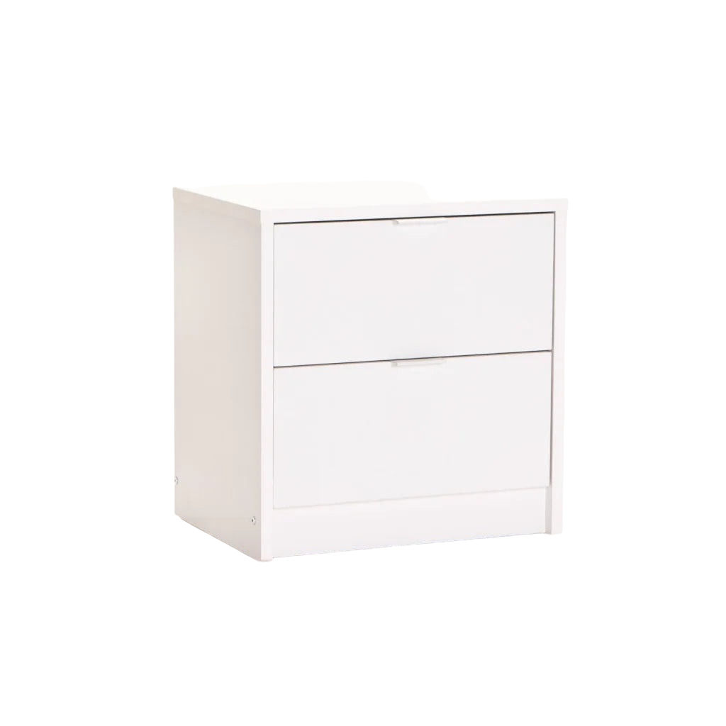 Vividitto - Ruzeiza 2 Drawer Pedestal - White