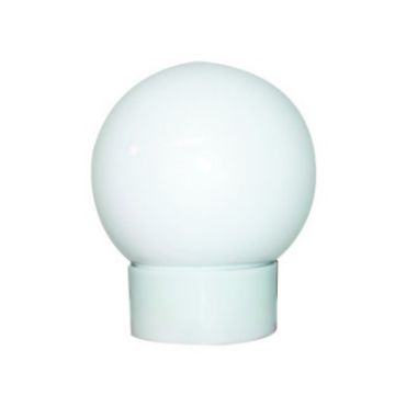 LED Light Fitting Combo. 5W B22 Opel PVC 6". Pure White