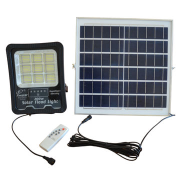 200W LED Solar Flood Light & Solar Panel