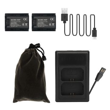 NP-FZ100 Replacement Battery 2 Pack & Dual Charger Set
