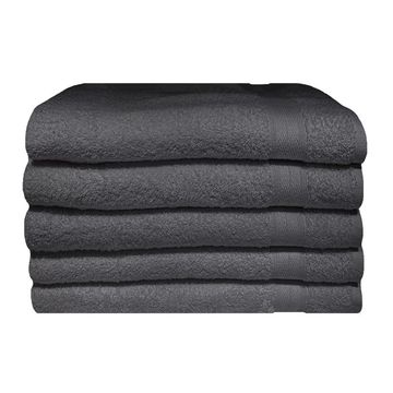 Bunty's Plush 450GSM 90x150cms Bath Sheets-05 Pc Pack-Castle Rock