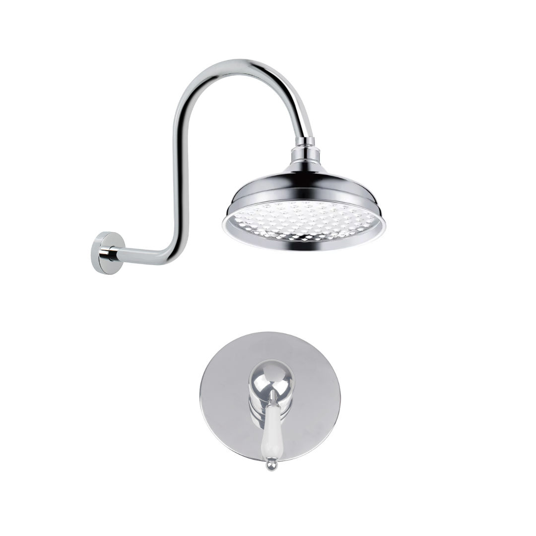 Trendy Taps Premium Quality Chrome Classic Shower Set