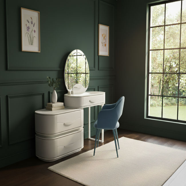 QandAHome-Onika Dressing Table (with LED mirror)