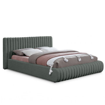 Scarlette Bed Frame Sleigh Bed Queen grey
