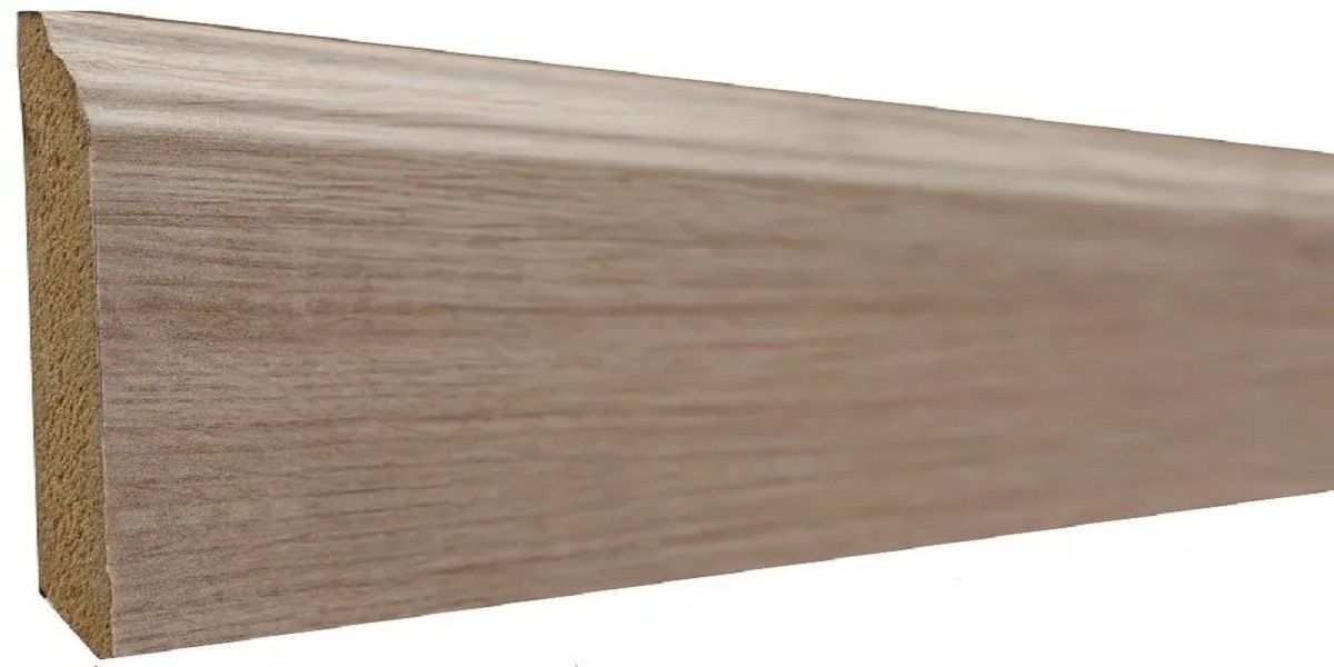 Skirting Ascona Oak MDF Wrapped 100mm x 14mm x 2250mm