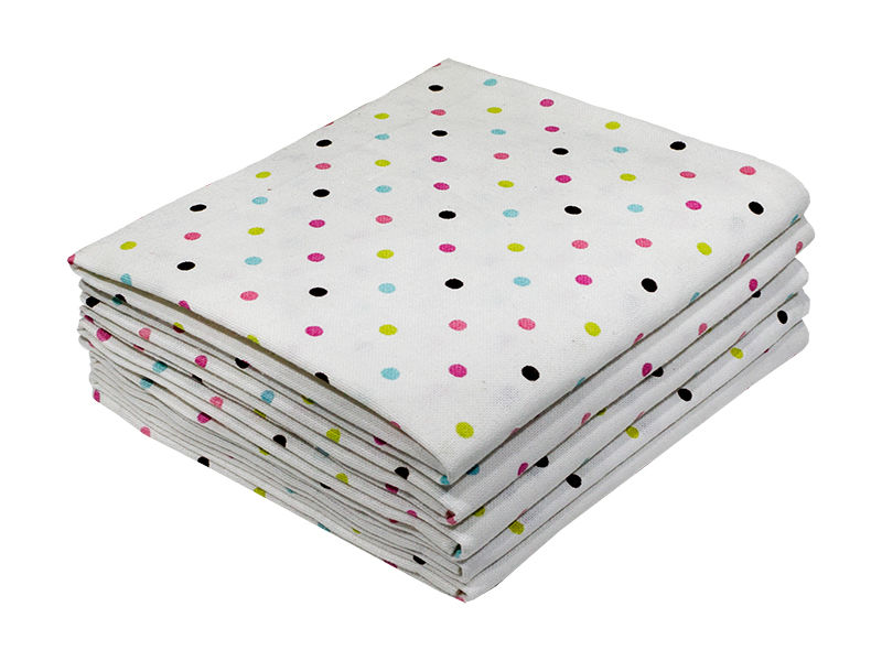 Bunty's Kitchen Towel - Design 2688 - 046x071cms - (05 Pc Pack) - Polka Dots