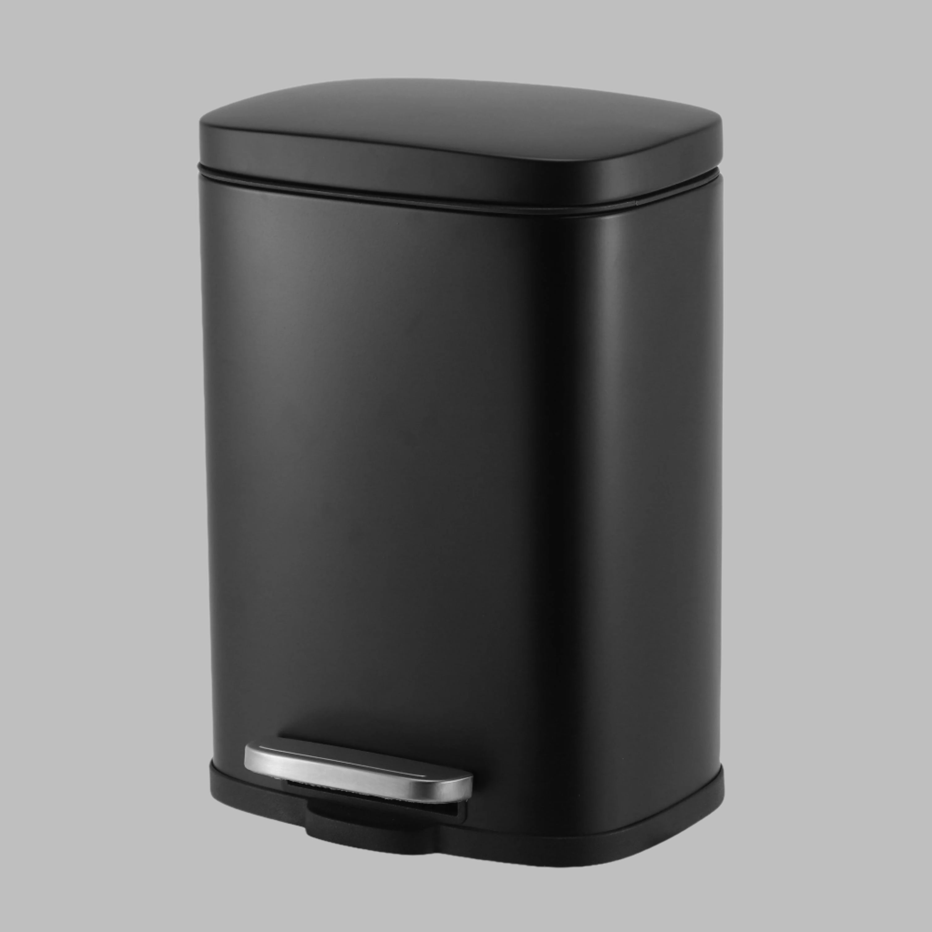 5 L Rectangle Steel Pedal Bin Modena