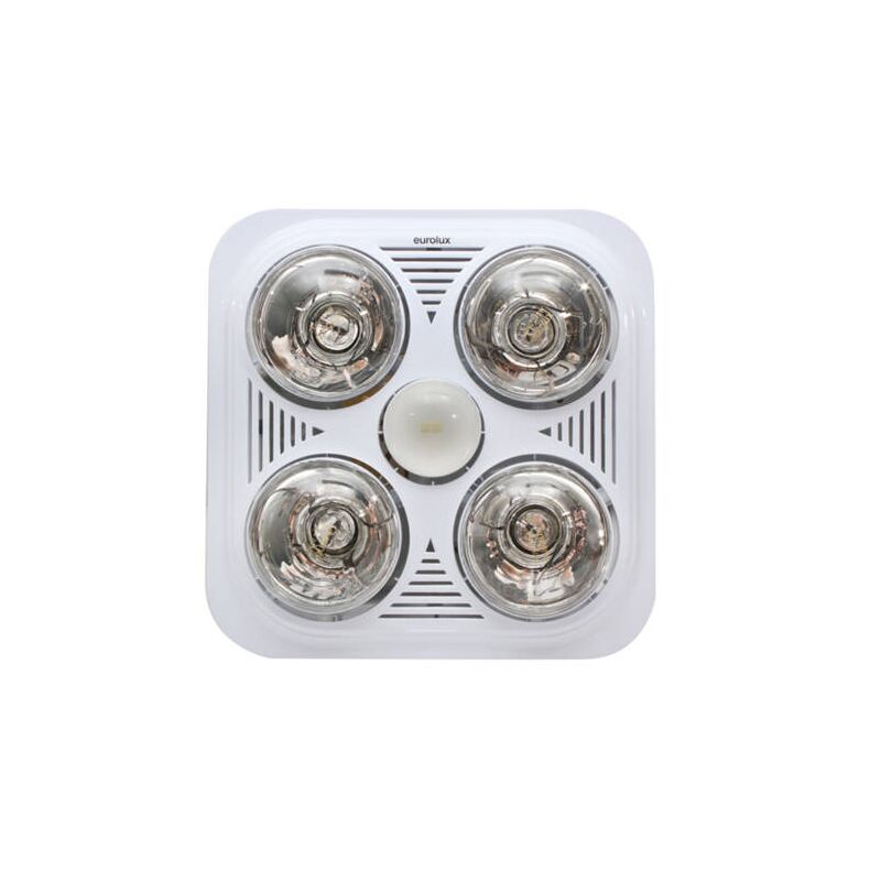 Bathroom Square 3 in 1 Heater White C86W