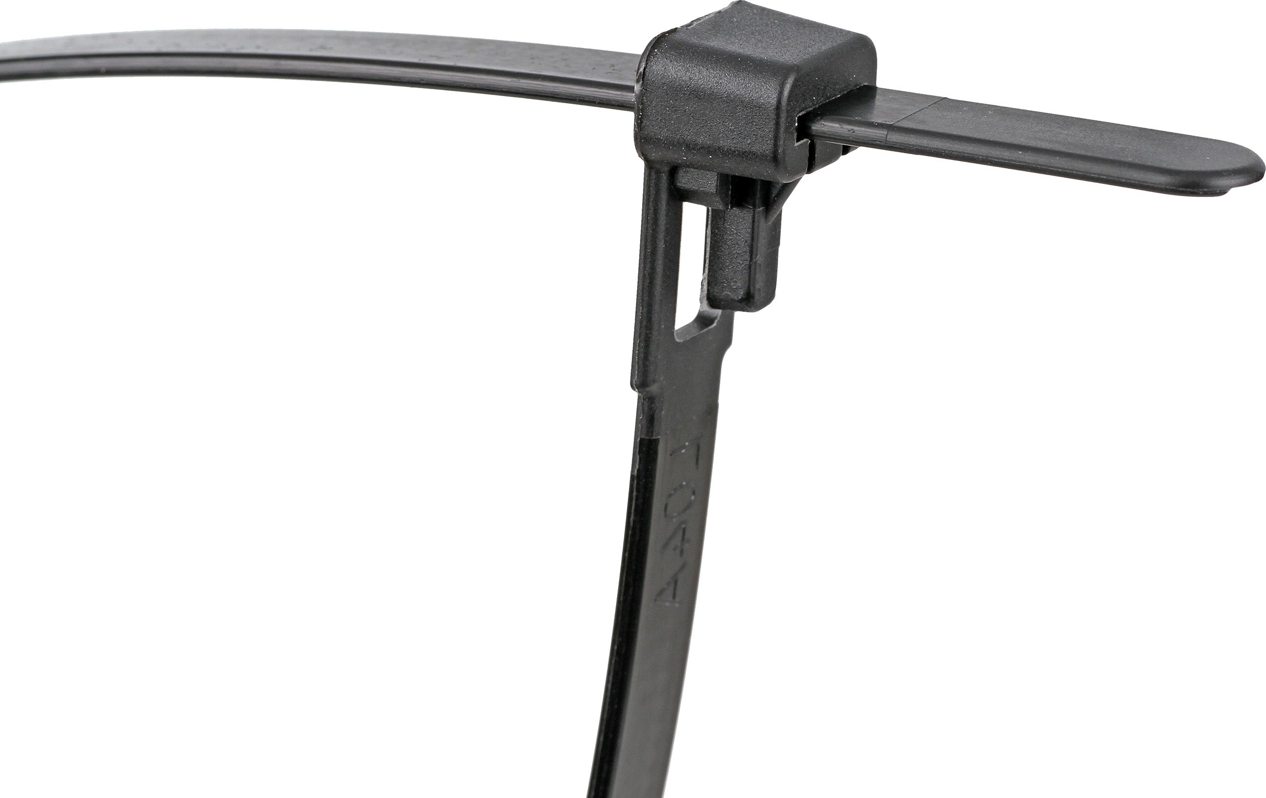 RUWAG Reusable Cable Ties Black 7.6mm x 150mm ( Pack of 10 )