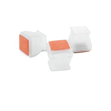 Furniture Leg Protector, Silicone, Square, 4 Pieces (2 Pack) BY WOODLY