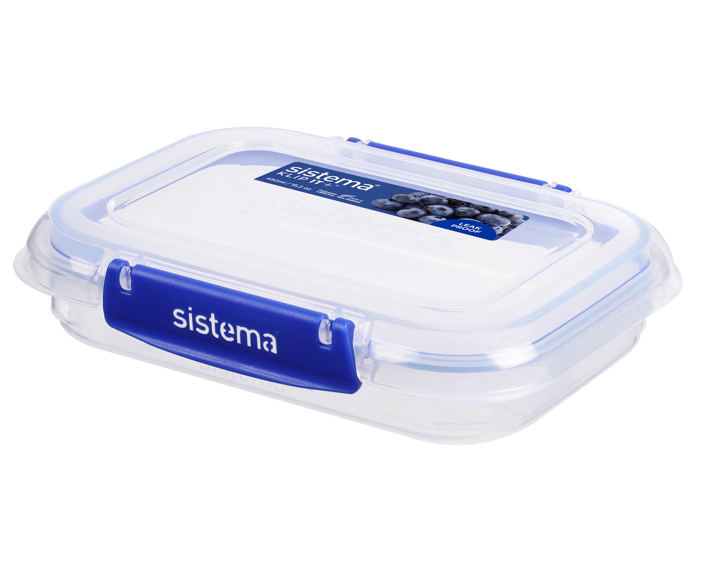 Sistema 450ml Rectangle Klip It Plus