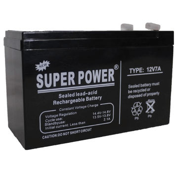 12V 7A Super Power Sealed Rechargeable Battery