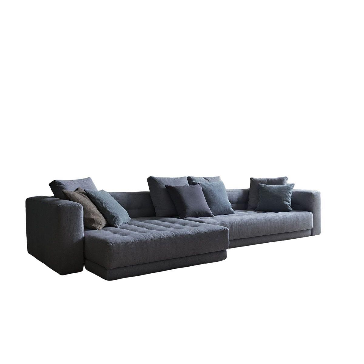 Teddy-George - Zoila Couch / Sofa, in light Grey Linen