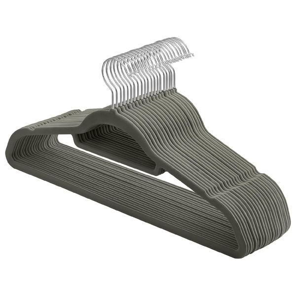 Velvet Clothes Hangers – 20-Pack, Non-Slip, Slim Design for Closet Space