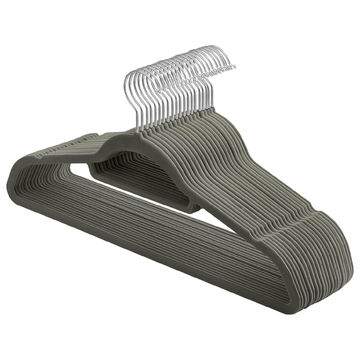 Velvet Clothes Hangers – 20-Pack, Non-Slip, Slim Design for Closet Space