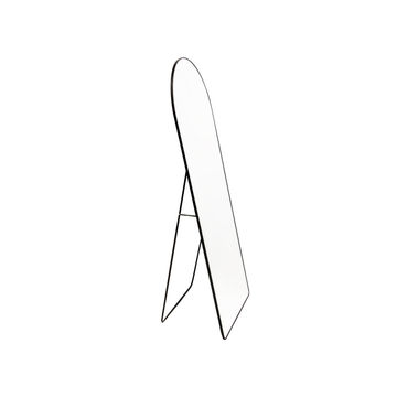 170cm x 70cm Arch Mirror Black