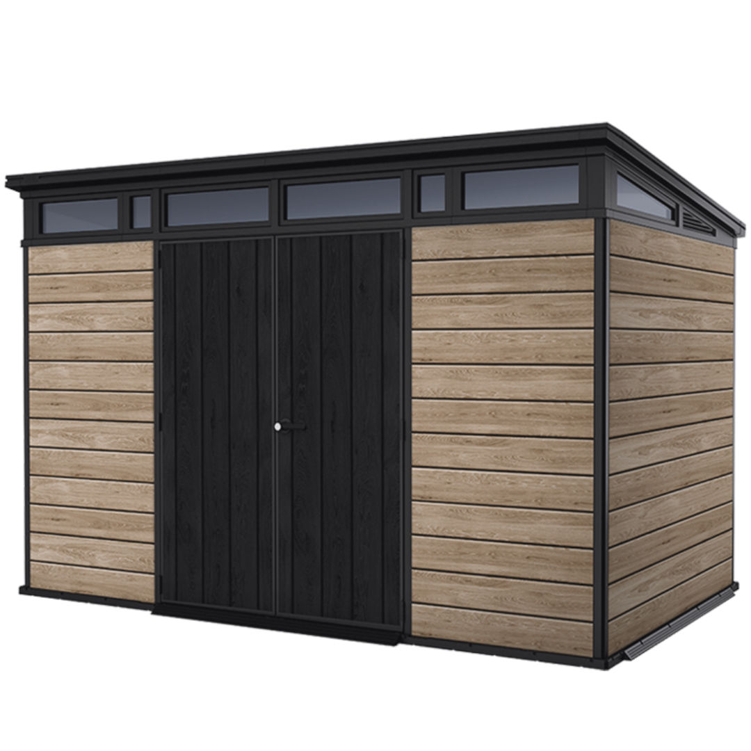 Keter Signature Collection: Deco 11 x 7 Shed Ashwood