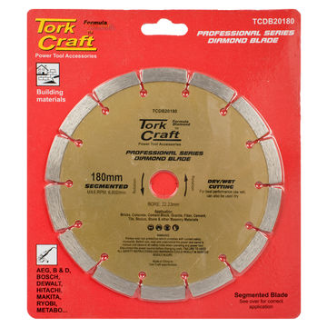 Tork Craft - Diamond Blade 180mm Segmented Profesional