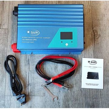 Power inverter with Ac Charger 12v/2000w/20a