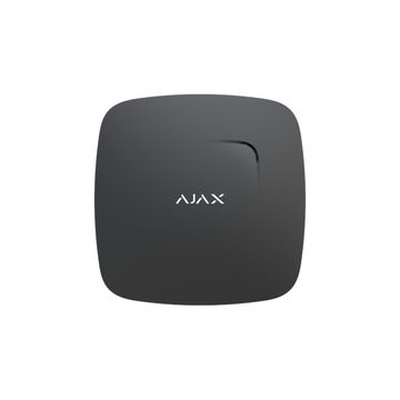 FireProtect Black - wireless smoke and heat detector with sounder