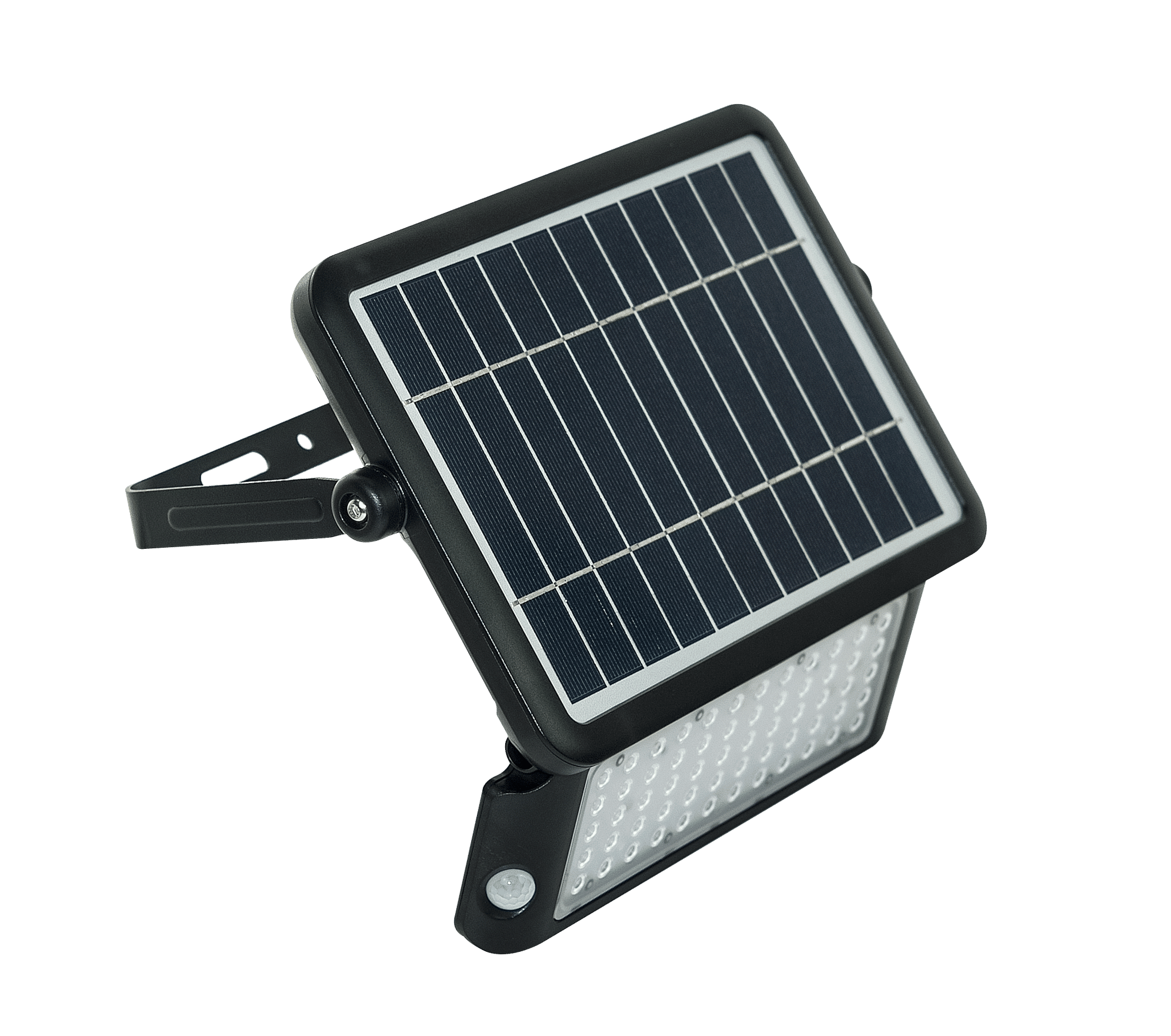 Luceco - Solar Guardian PIR Floodlight Black IP65 10W 1080Lm 4000K