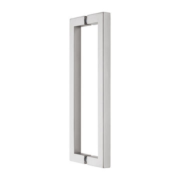 SQUARE MITRED PULL HANDLE - STAINLESS STEEL