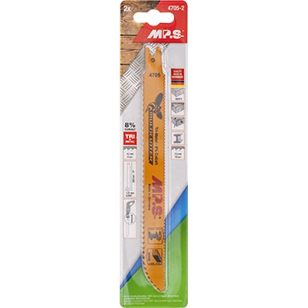 Sabre Saw Softwood 200Mm Multicutter U-Shank 6&10Tpi 2/Pk