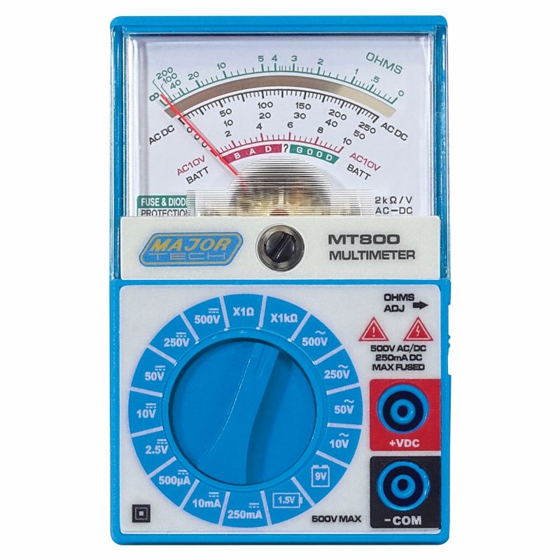 DIY Analogue Multimeter (MT800) - Major Tech