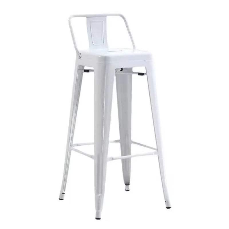 GOF Furniture – Banita Metal Bar Stool, White