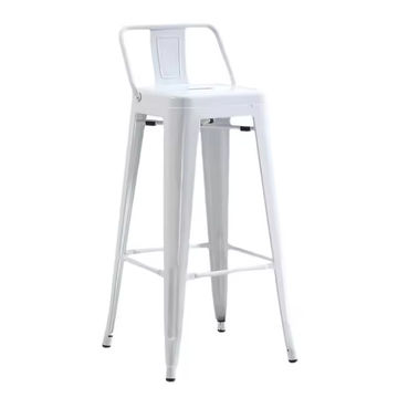GOF Furniture – Banita Metal Bar Stool, White