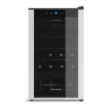 Taurus Wine Cooler 24 Bottles Glass Black 85W CHANSON "24"