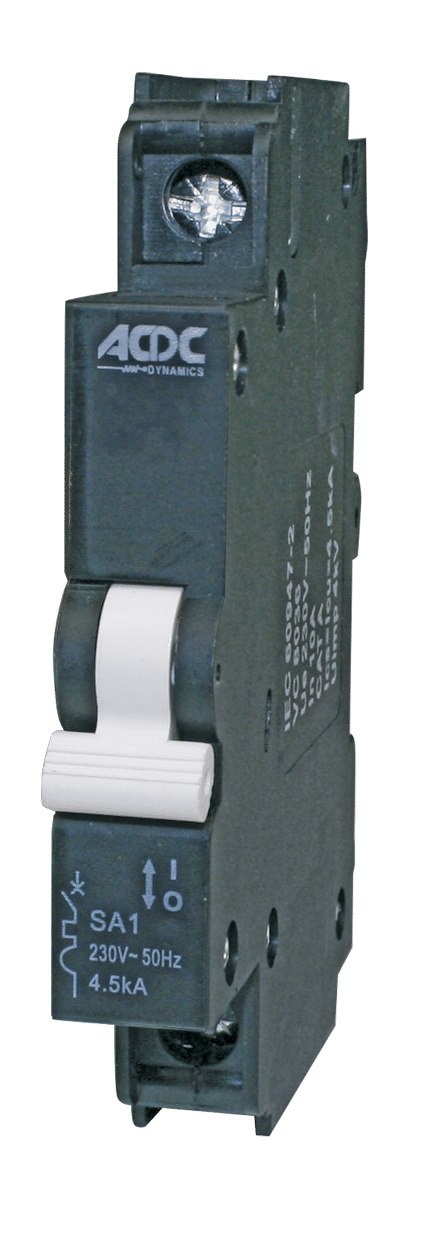 Circuit Breaker 13mm 4.5KA  1 Pole C-Curve   25A