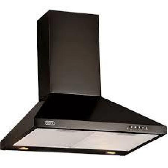 Defy Kitchen Chimney Cooker Hood Black DCH310 600X480X1040mm