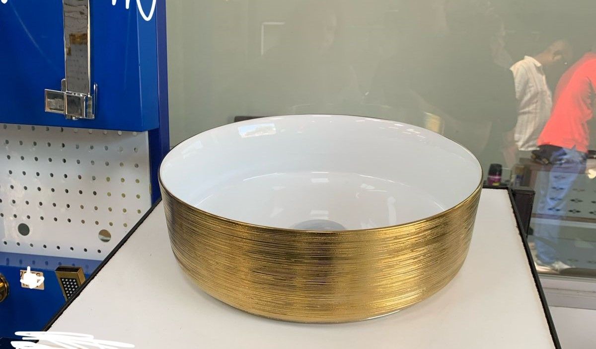 Basin, Gold & White