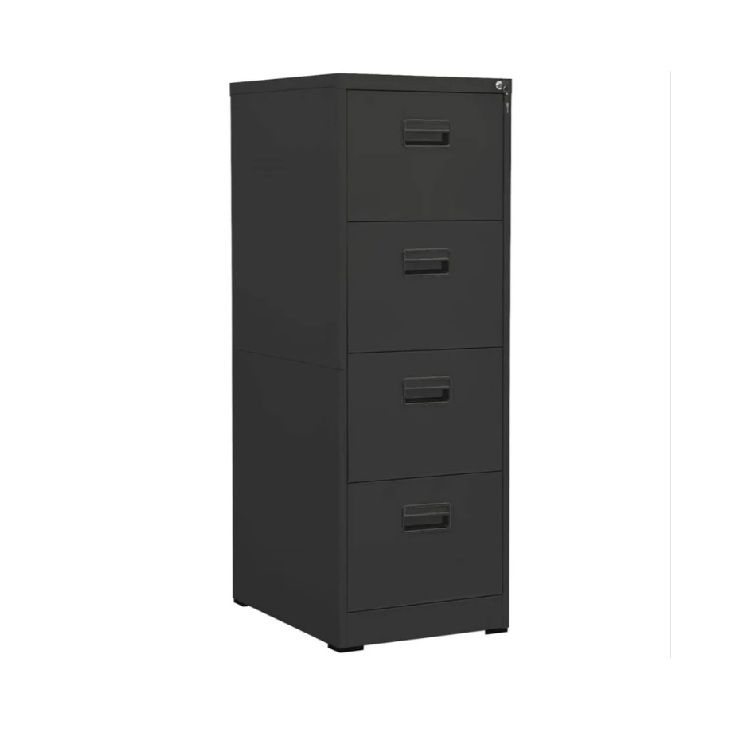 WOODLY UrbanLocker 4 Drawer Cabinet - Black