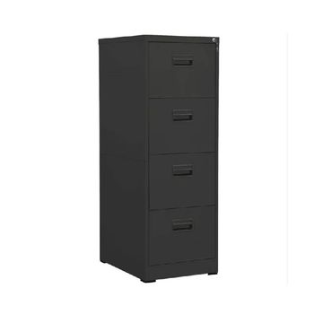 WOODLY UrbanLocker 4 Drawer Cabinet - Black
